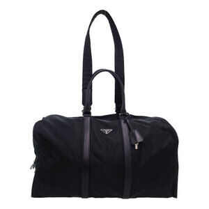 Prada Tessuto Nylon Saffiano Travel Bag Boston Bag duffle Black